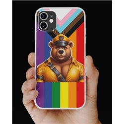 Phone Cover - Pride Flag - Leather 16