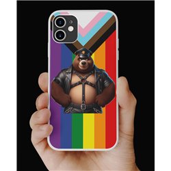 Phone Cover - Pride Flag - Leather 17