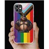 Phone Cover - Pride Flag - Leather 17
