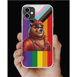 Phone Cover - Pride Flag - Leather 19