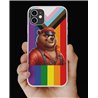 Phone Cover - Pride Flag - Leather 19