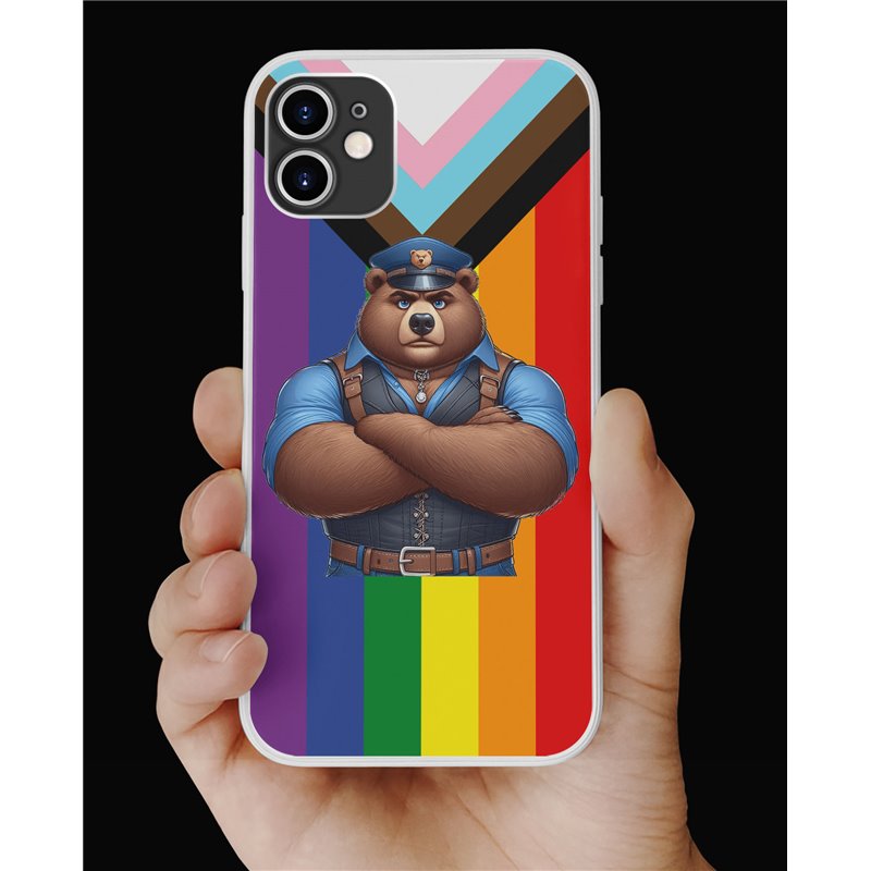 Phone Cover - Pride Flag - Leather 2 Phone Cover - Pride Flag - Leather 2
