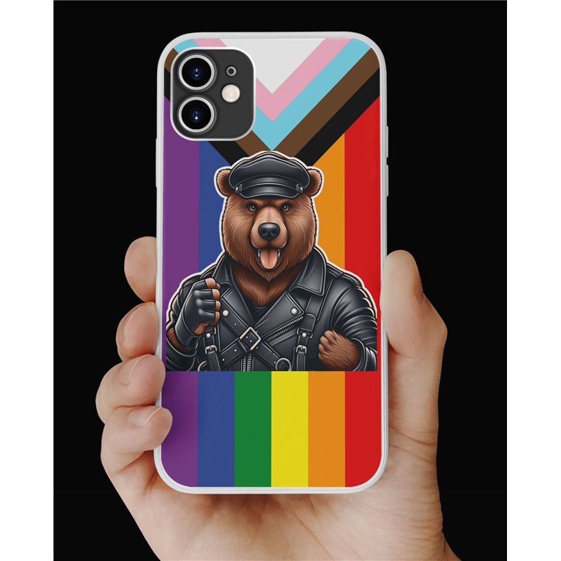 Phone Cover - Pride Flag - Leather 20