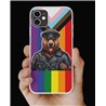 Phone Cover - Pride Flag - Leather 20