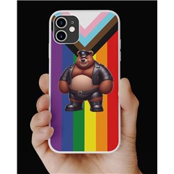 Phone Cover - Pride Flag - Leather 22