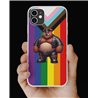 Phone Cover - Pride Flag - Leather 22