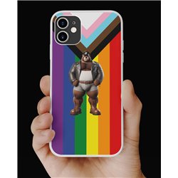 Phone Cover - Pride Flag - Leather 24