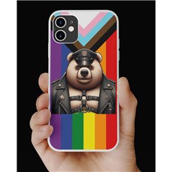 Phone Cover - Pride Flag - Leather 26