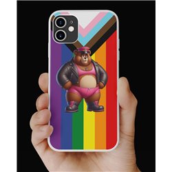 Phone Cover - Pride Flag - Leather 27