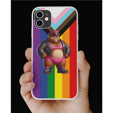 Phone Cover - Pride Flag - Leather 27