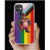 Phone Cover - Pride Flag - Leather 27