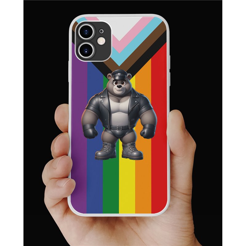 Phone Cover - Pride Flag - Leather 30