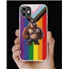 Phone Cover - Pride Flag - Leather 35