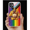 Phone Cover - Pride Flag - Leather 36
