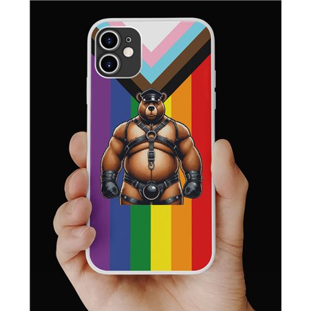 Phone Cover - Pride Flag - Leather 37