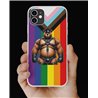 Phone Cover - Pride Flag - Leather 37