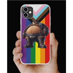 Phone Cover - Pride Flag - Leather 39