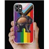 Phone Cover - Pride Flag - Leather 39