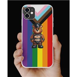 Phone Cover - Pride Flag - Leather 40