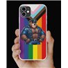 Phone Cover - Pride Flag - Leather 43