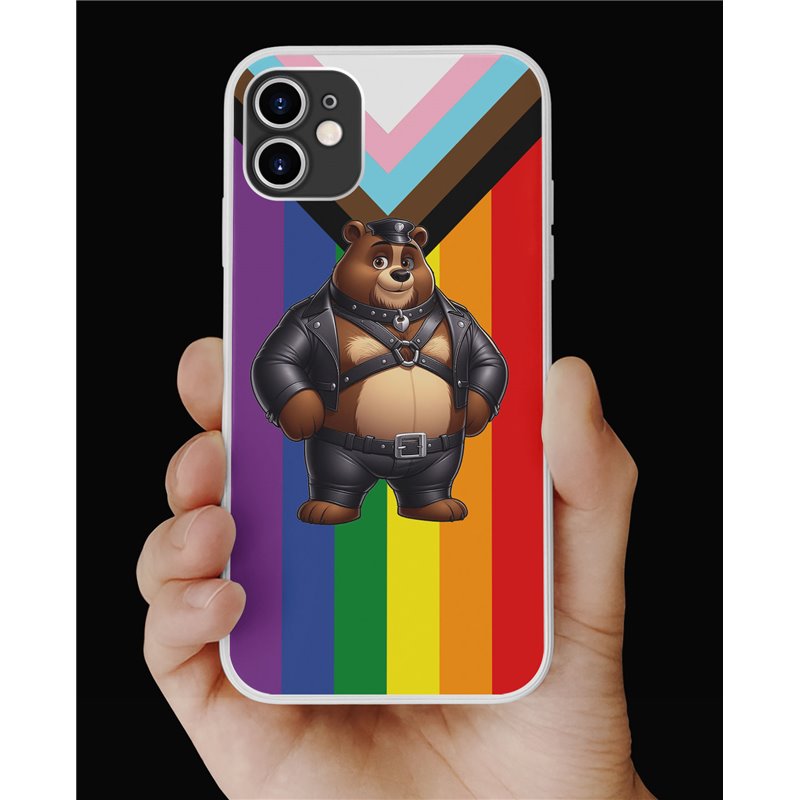 Phone Cover - Pride Flag - Leather 47