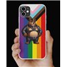 Phone Cover - Pride Flag - Leather 47