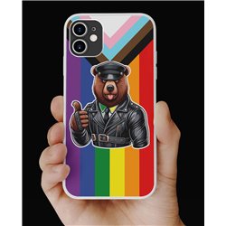 Phone Cover - Pride Flag - Leather 48