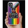 Phone Cover - Pride Flag - Leather 48