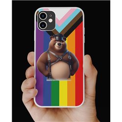 Phone Cover - Pride Flag - Leather 50