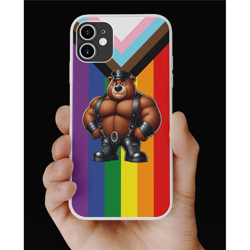 Phone Cover - Pride Flag - Leather 51 Phone Cover - Pride Flag - Leather 51