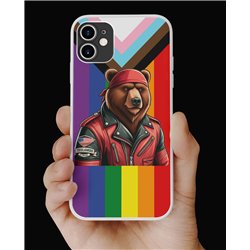 Phone Cover - Pride Flag - Leather 52