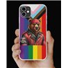 Phone Cover - Pride Flag - Leather 52
