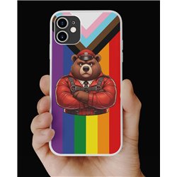 Phone Cover - Pride Flag - Leather 54