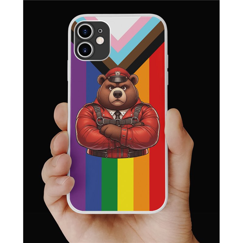 Phone Cover - Pride Flag - Leather 54 Phone Cover - Pride Flag - Leather 54