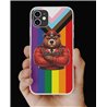 Phone Cover - Pride Flag - Leather 54