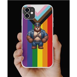 Phone Cover - Pride Flag - Leather 57