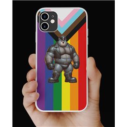 Phone Cover - Pride Flag - Leather 59