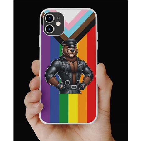 Phone Cover - Pride Flag - Leather 60