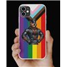 Phone Cover - Pride Flag - Leather 60