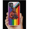 Phone Cover - Pride Flag - Leather 61
