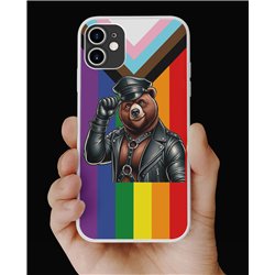 Phone Cover - Pride Flag - Leather 65