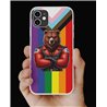 Phone Cover - Pride Flag - Leather 66