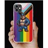 Phone Cover - Pride Flag - Leather 67