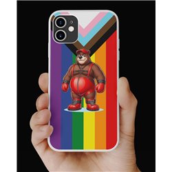 Phone Cover - Pride Flag - Leather 68