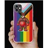 Phone Cover - Pride Flag - Leather 68