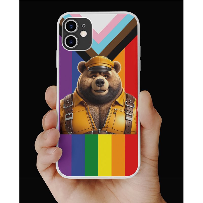 Phone Cover - Pride Flag - Leather 71