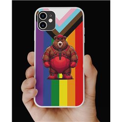 Phone Cover - Pride Flag - Leather 72