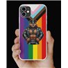 Phone Cover - Pride Flag - Leather 77