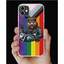 Phone Cover - Pride Flag - Leather 78