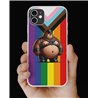 Phone Cover - Pride Flag - Leather 80